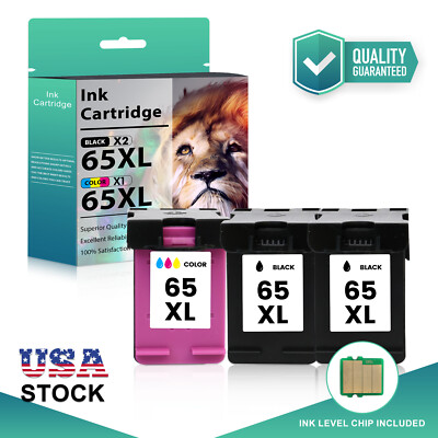65XL 65 Ink Cartridge For HP ENVY 5010 5055 5052 Deskjet 2600 2622 2652 Printer