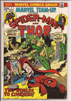 Marvel Team-Up #7 VG 4.0 Off-White Pages (1972 1st Series)
