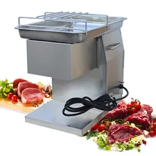 Enhanced Meat Cutting Machine SS QX Commercial Meat Slicer Body No Blades 110V