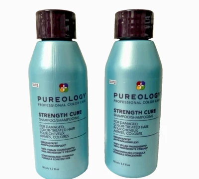 Pureology Strength Cure Shampoo 50ml & Conditioner 50ml for Damaged hair