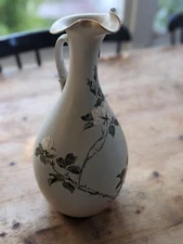 Rookwood pitcher / ewer, MATTHEW ANDREW DALY, matte glaze, apple blossom design