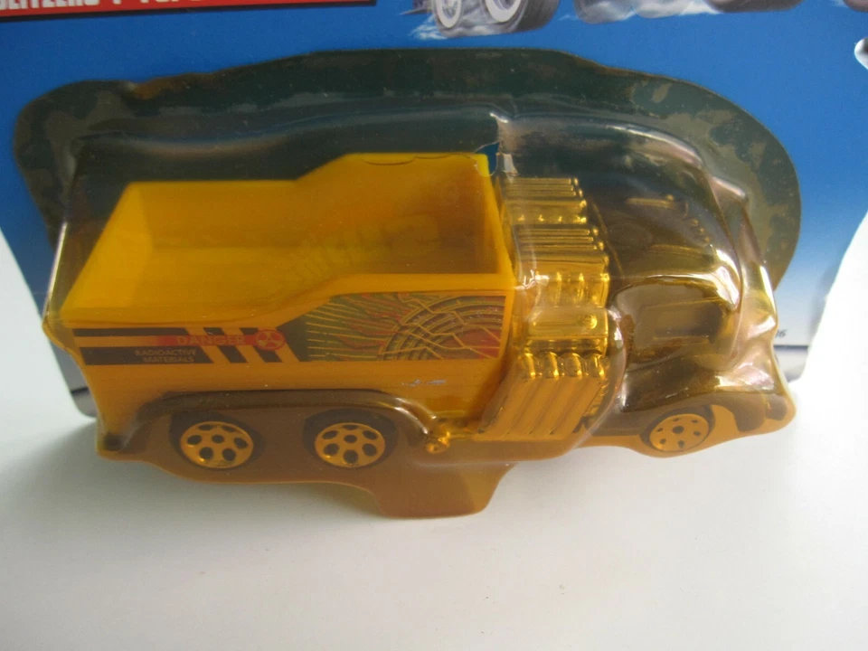 Camión de volteo Mattel Hot Wheels Haulers Bio Blitzer vehículos fundidos a presión sin usar, en caja hasta Foto 2 de 3