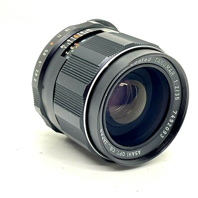NEAR MINT】 PENTAX Super Multi Coated SMC Takumar 35mm f/2 MF Lens
