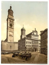 8" x 10" Photo Market place, Augsburg, Bavaria, Germany