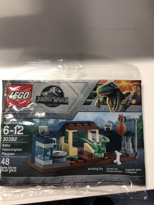 lego jurassic world 30382 baby velociraptor playpen