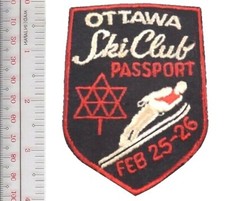 Skiing Ontario Otawa Ski Club 1967 Canada Centennial Club No Tariff