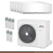 Cooper & Hunter Mini Split Ac Heat Pump 5 Zone 9000 9000 12000 12000 18000 Btu