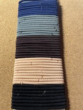Elastic Hair Ties  Ponytail  Holders Multi-colored 40 New Free Shipping