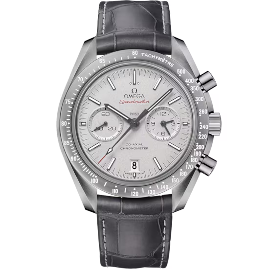 OMEGA Speedmaster Grey Side of the Moon 44.25mm Leather Strap Watch