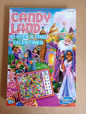 Candy Land 32 Seek And Find Valentine's cards Hasbo Gaming By Paper Magic Group 