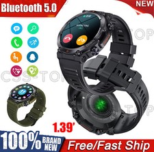 Men 's Waterproof Smart Watch Military Tactical Wristwatch Sport Fitness Tracker