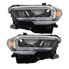 Headlights Full LED Chrome For 2020-2023 Toyota Tacoma Limited|TRD Left&Right