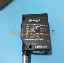1PCS BANNER laser ranging displacement sensor LE550IQ New