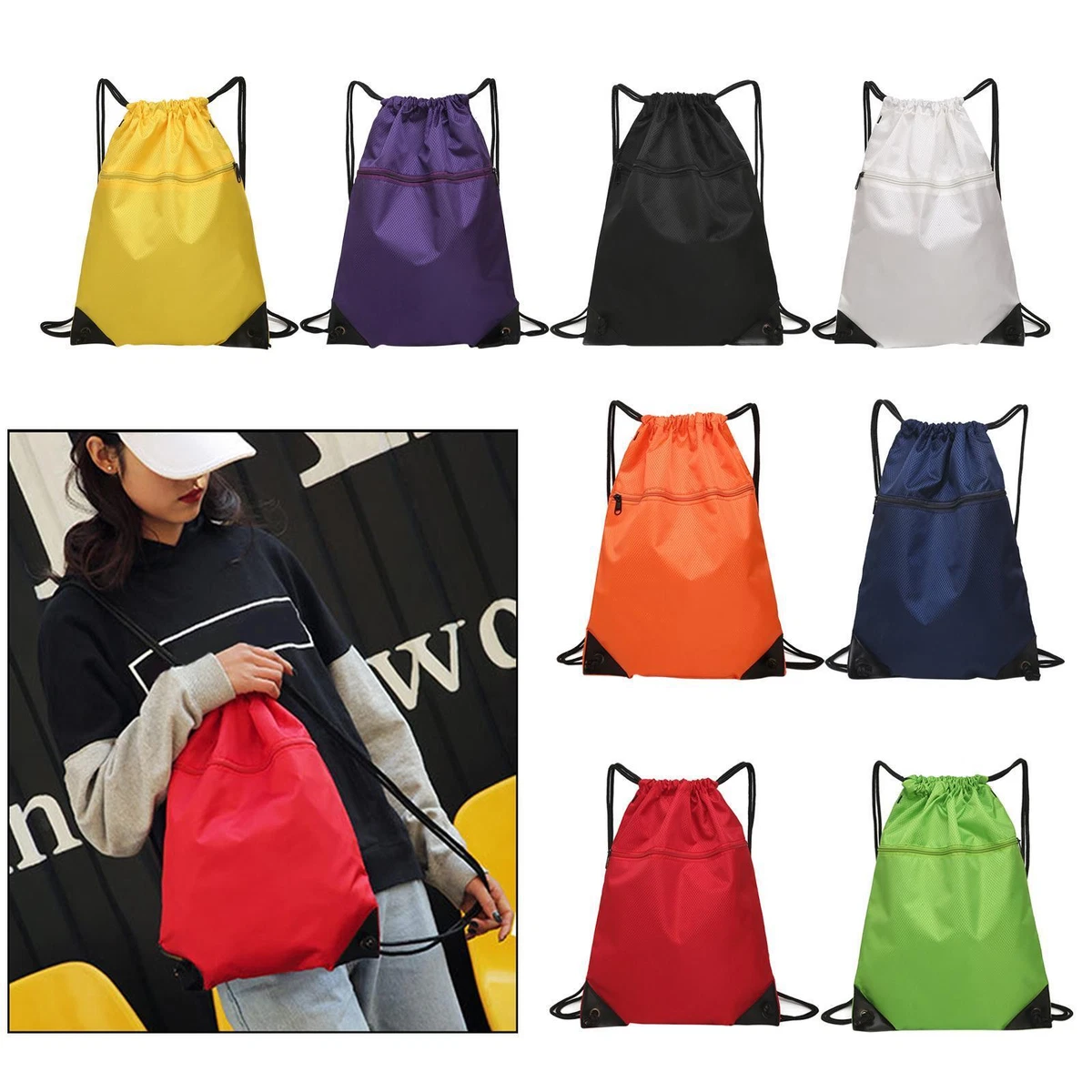 Nylon cheap bag drawstring