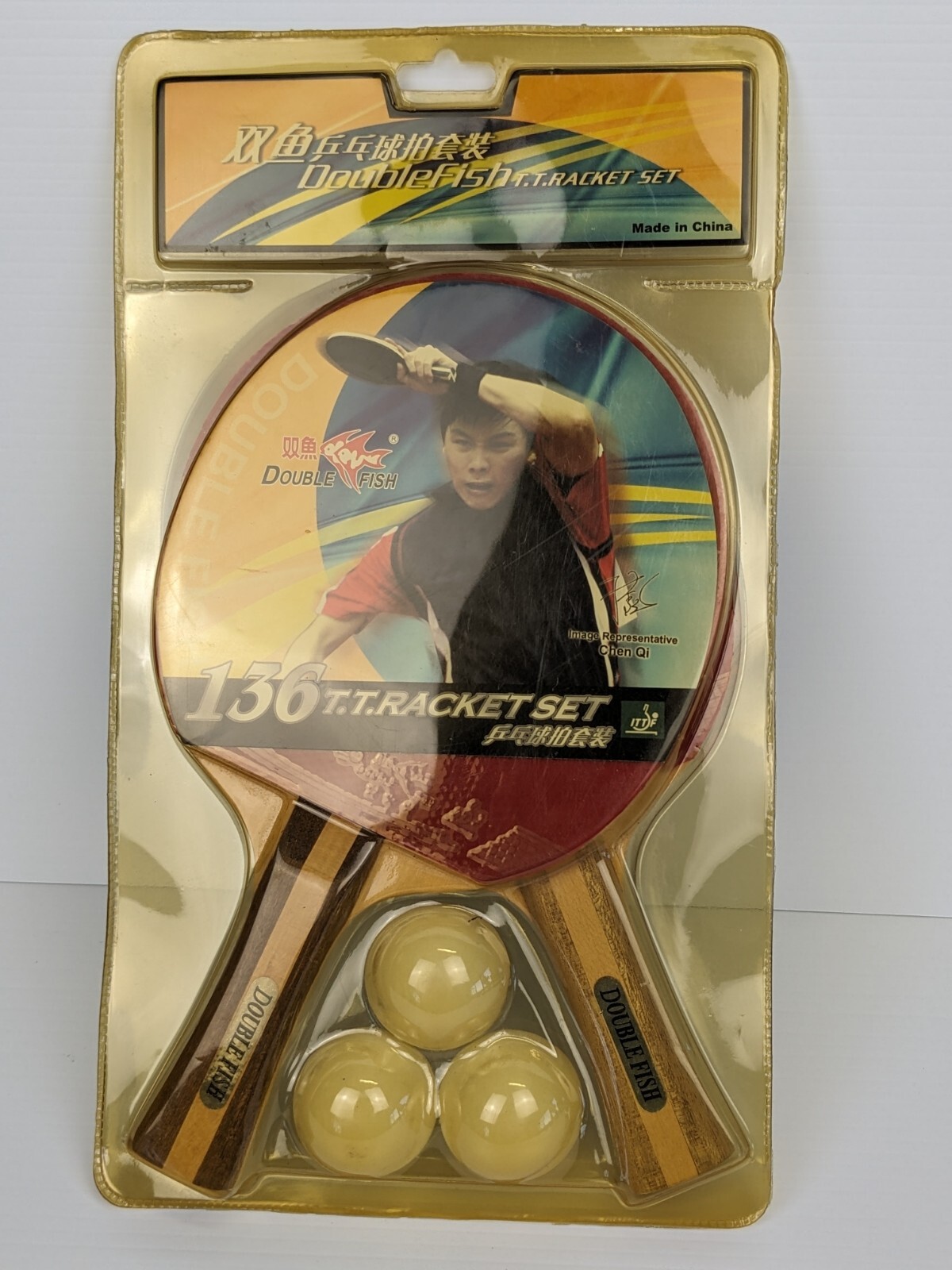 Double fish Table Tennis Racket Set Attack Style 8484 eBay