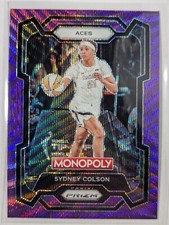 2024 Panini Prizm Monopoly WNBA Sydney Colson Purple Wave