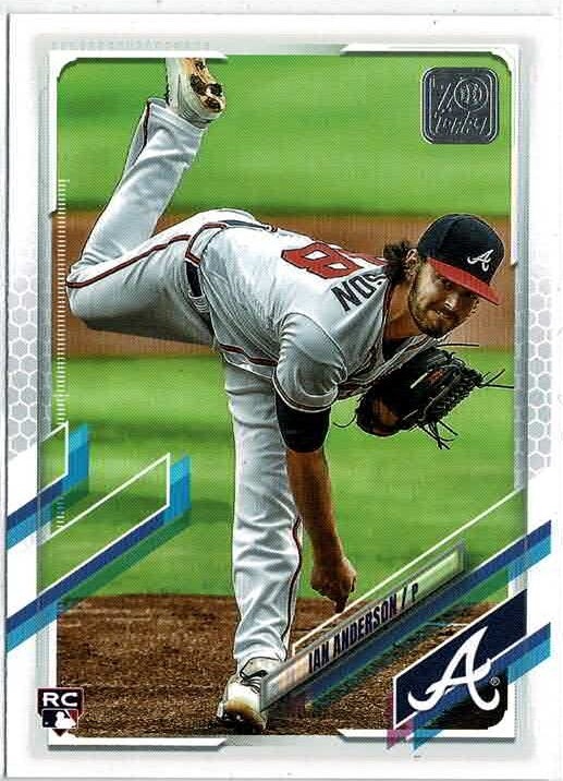 2021 Topps Series 1 Ian Anderson Braves SP Rookie Image Photo Variation RC #239