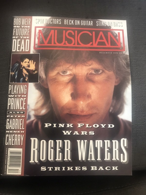 Musician Magazine, Roger waters concert flyer & Cd Flyer