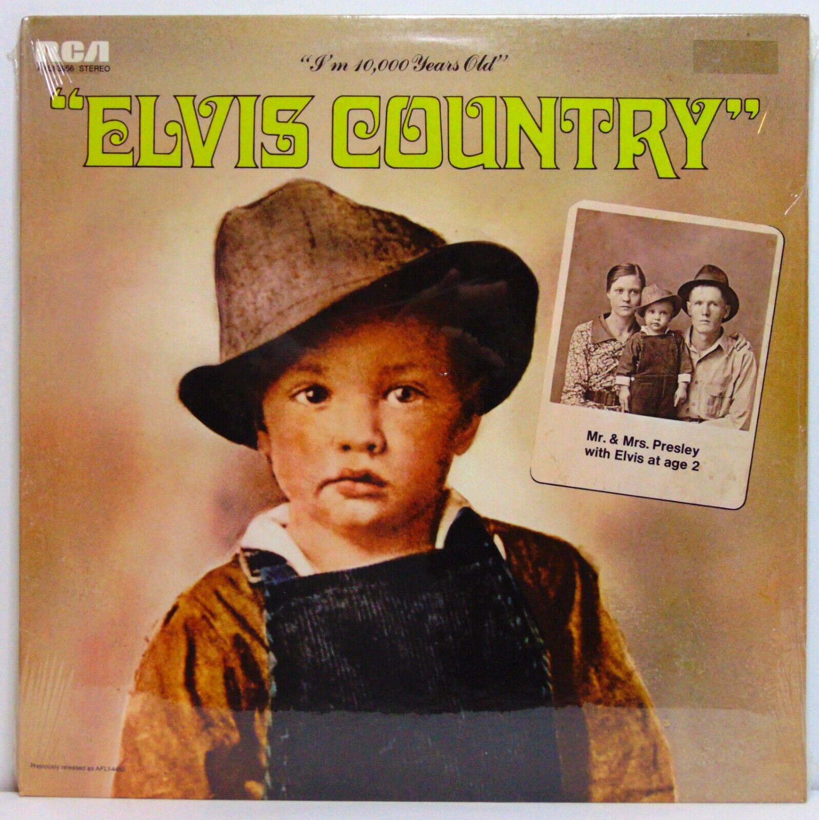 Elvis Presley -  Elvis Country -  RCA Victor AYL1-3956 Vinyl LP   STILL SEALED