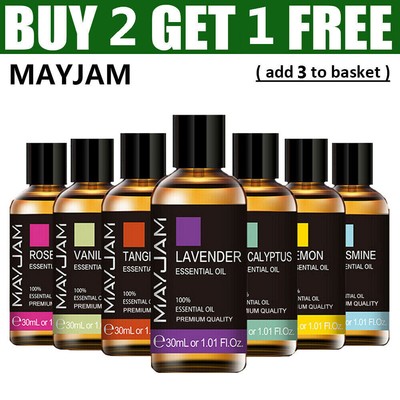 MAYJAM 30ML Essential Oils 100% Pure & Natural Therapeutic Grade Oil 1.01 Fl.Oz
