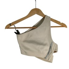 Bo+Tee Stitch Bra Small Beige Ribbed Womenswear One Shoulder Preloved