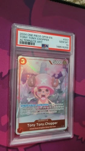 Tony Tony Chopper Alt Art OP08-007 2024 One Piece PSA 10