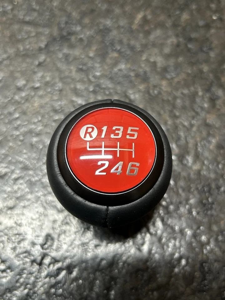 2022 2023 2024 SUBARU BRZ perilla de cambio de 6 velocidades (rojo) Foto 2 de 4