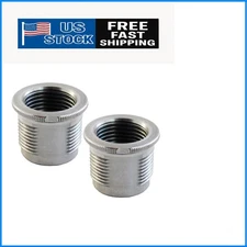 Durable Silver Breech Lock Bushings - Efficient Reloading, Multi-Caliber Use