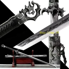 Spring Steel Broadsword Sharp Dragon Saber Chinese KUNGFU Tang Dao Sword Katana