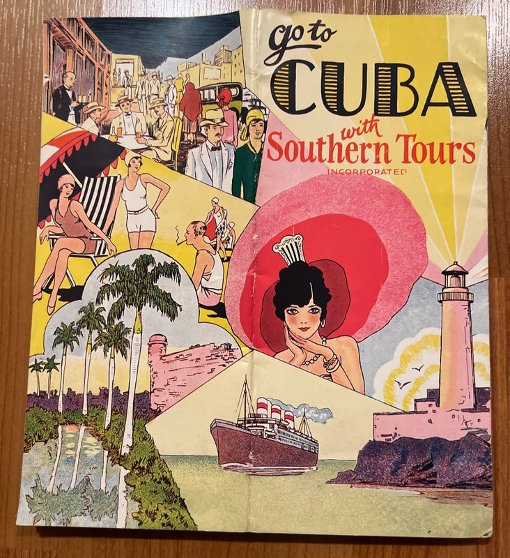 vintage tours to Cuba brochure