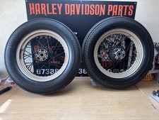 Genuine Harley Davidson wheels set 16” front and 16” rear & shinko tyres 