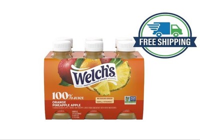 Welch s 100% Juice Blend, Orange Pineapple Apple Flavor, 10 fl oz