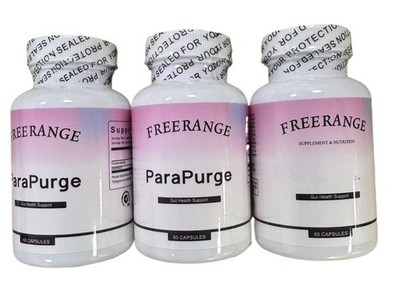 3 Pack ParaPurge Gut Cleanse Capsules Gut and Colon Immune Support Non-GMO 180ct