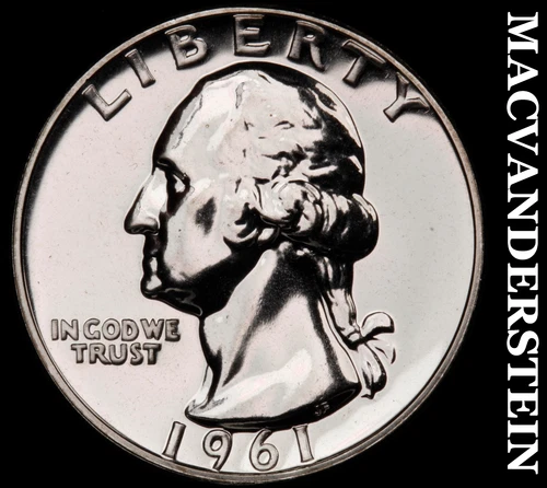 1961 Washington Quarter- Silver Choice Gem Proof Luster #i381