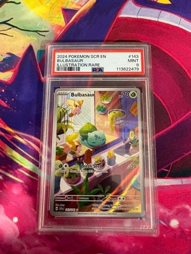 Bulbasaur 143/142 Stellar Crown English PSA Graded 9 Pokemon TCG - Picture 1 of 1