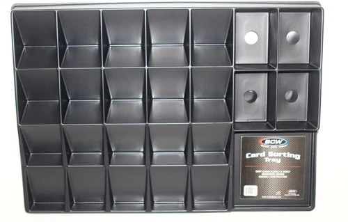 US Ship - BCW Card Sorting Tray - 24 Slot Trading Card Organizer TCG & Sports