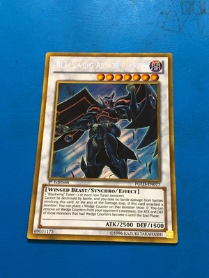 Yugioh Gold Rare Blackwing Armor Master PGLD-DE077 1. Auflage