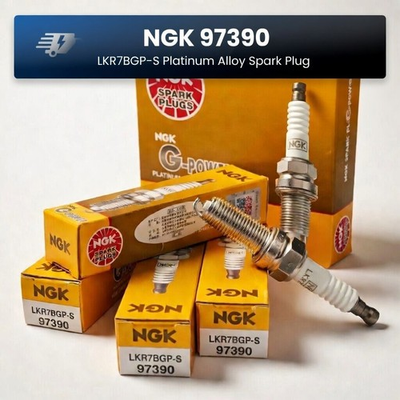 #ad Set of 6 Genuine NGK 97390 LKR7BGP S G Power Platinum Spark Plugs $36.68