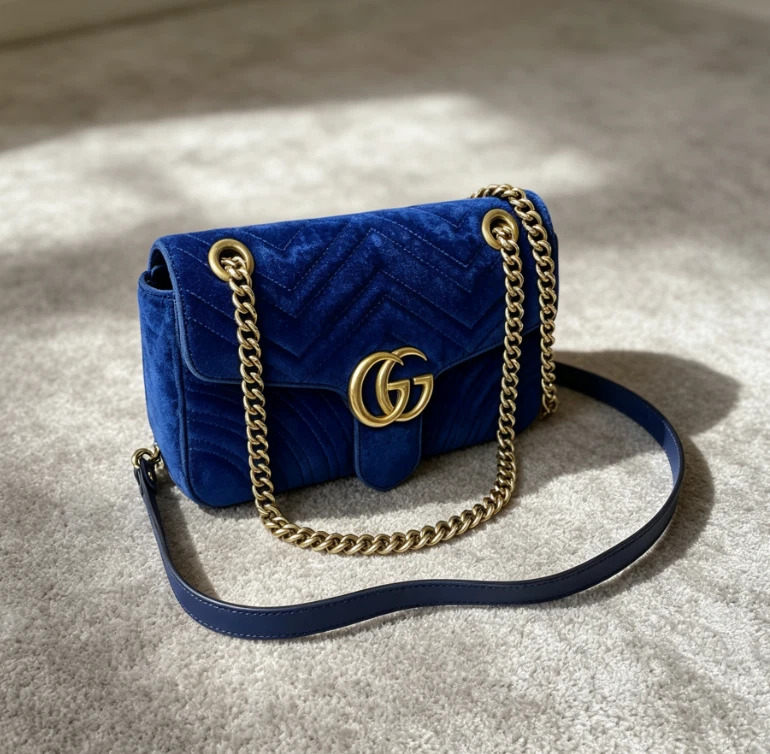 Gucci Velvet Exterior Bags & Handbags for Women for sale | eBay