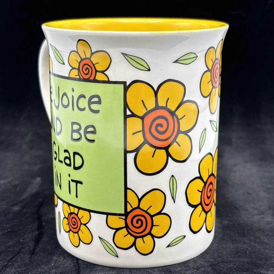 Taza de café This is the day The Lord ha hecho regocijarse y alegrarse en ella" 14 oz Foto 3 de 4