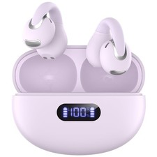 Open Ear Clip Wireless Earbuds Bluetooth 5.4, Lightweight Comfort Sports Bone...