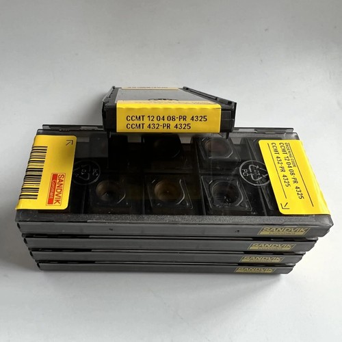 Sandvik / CCMT120408-PR 4325 / Blade CNC d'alliage dur 10 Pcs - 第 1/5 張圖片