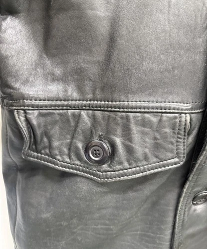 HARAJUKU MOTHER Double Leather Jacket Men's Size L Black image 6