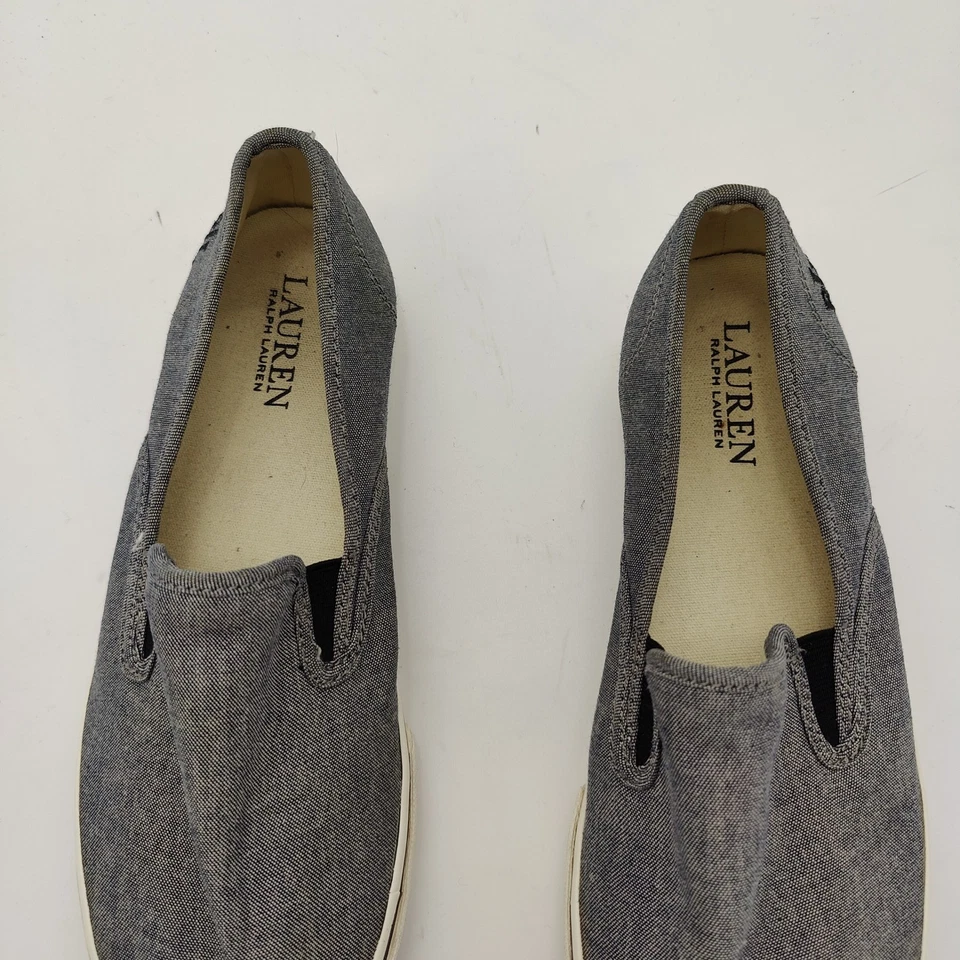 Ralph Lauren LRL Janis Chambray Náutico Preppy Zapato de Viaje Sin Cordones para Mujer 8B Foto 2 de 4