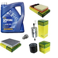 Inspektionspaket 5L Mannol Special Plus 10W-30 FüR VW Polo 1.4 16V Seat Ibiza