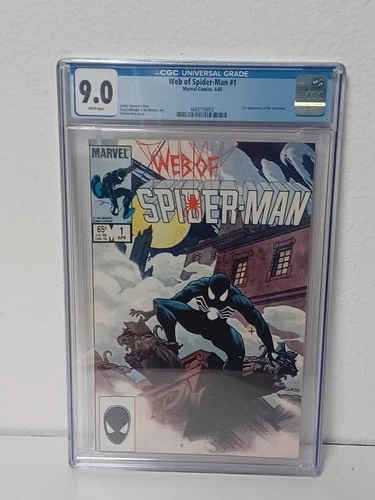 WEB of SPIDER-MAN #1 (Marvel Comics, 1985) CGC Graded 9.0 ~ White Pages
