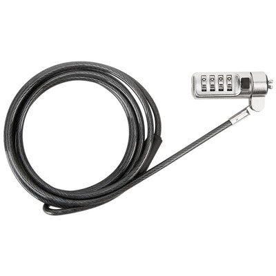 Targus DEFCON Trapezoid Serialised Combination Cable Lock for Laptop Computer an