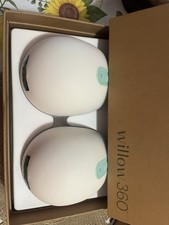 Willow 360 Hands-Free Double Electric Breast Pump 24mm White Case Charger