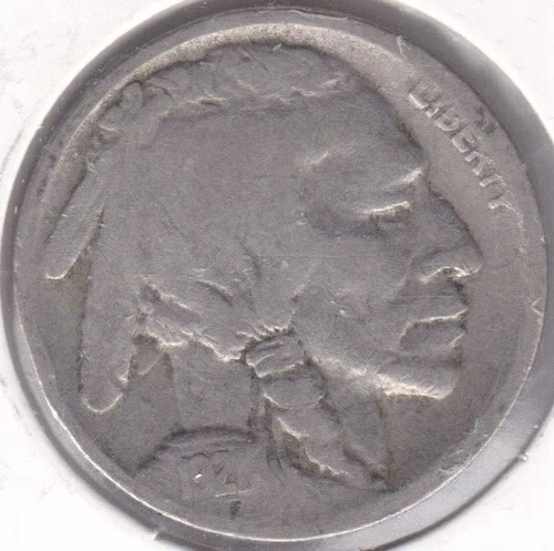 1921 5C Indian Head Buffalo Nickel Chief Iron Tail