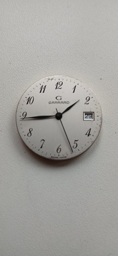 garrard movement dial and hands ETA 2804 - 2 good balance & main spring - Picture 1 of 2